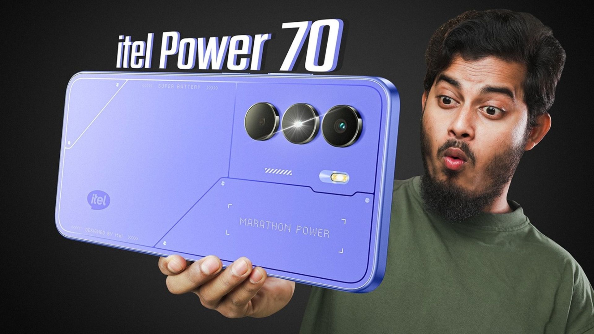 itel Power 70 A Budget Beast with a Massive Battery and Sleek Design